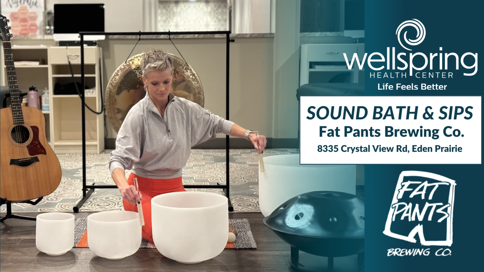 Sound Bath & Sips at Fat Pants Brewing Co.